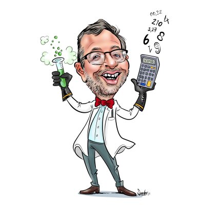 Karikatuur met lichaam